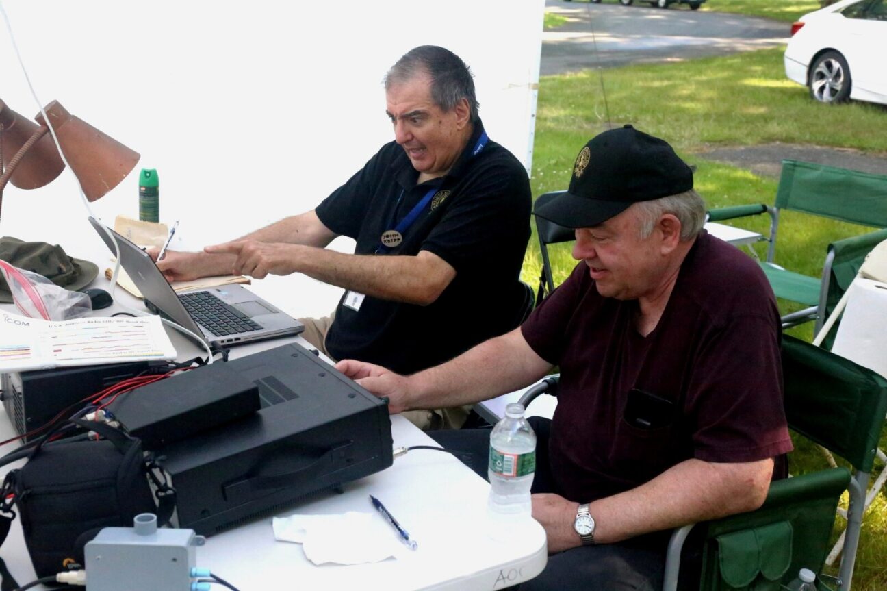 John Ruccolo and Bob Bennett At Field Day
