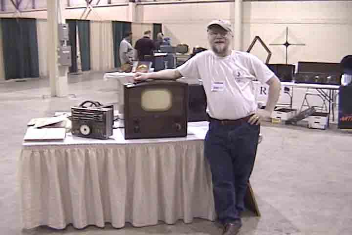 Dave with his RCA 741 television